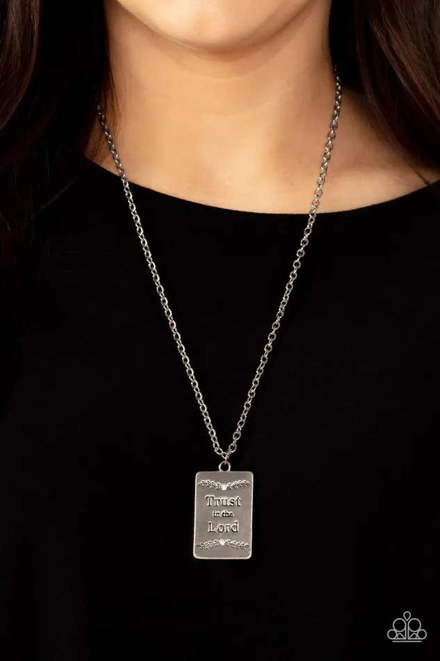 Paparazzi Jewelry Necklaces Paparazzi Necklace All About Trust White