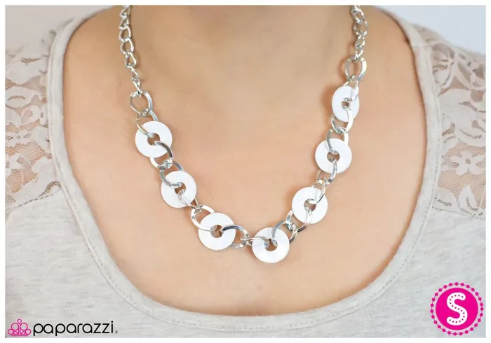 Paparazzi Jewelry Necklaces Paparazzi Necklace An Open DISCussion White