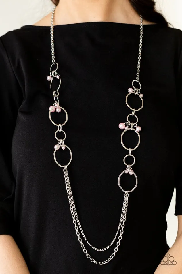Paparazzi Jewelry Necklaces Paparazzi Necklace Ante UPSCALE Pink