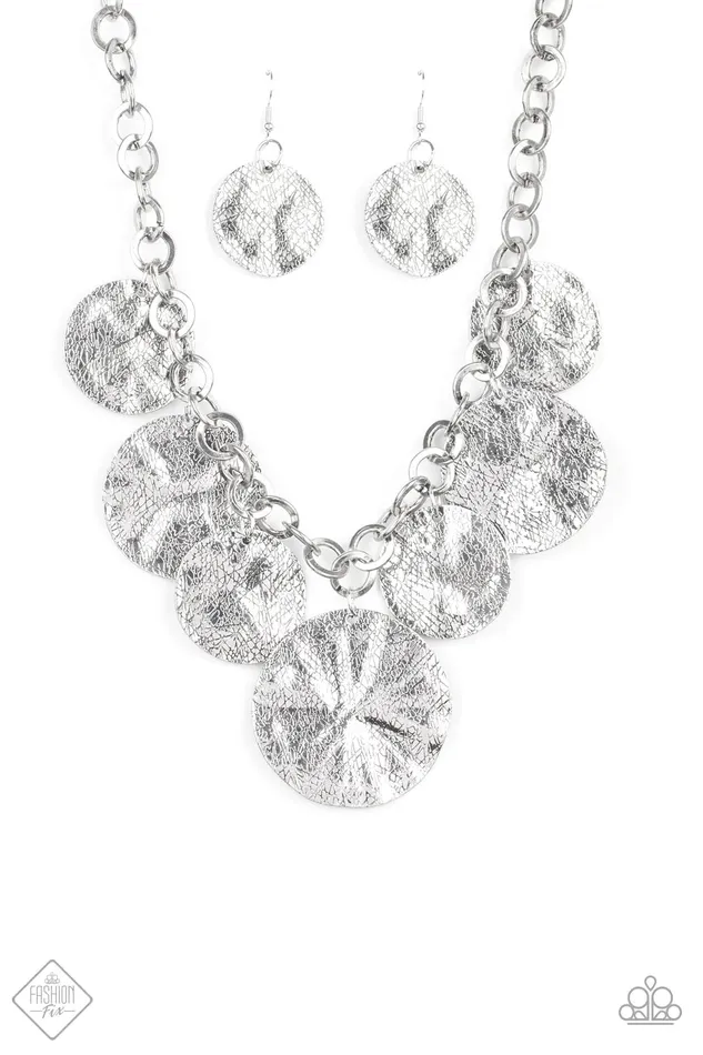 Paparazzi Jewelry Necklaces Paparazzi Necklace Barely Scratched The Surface Silver