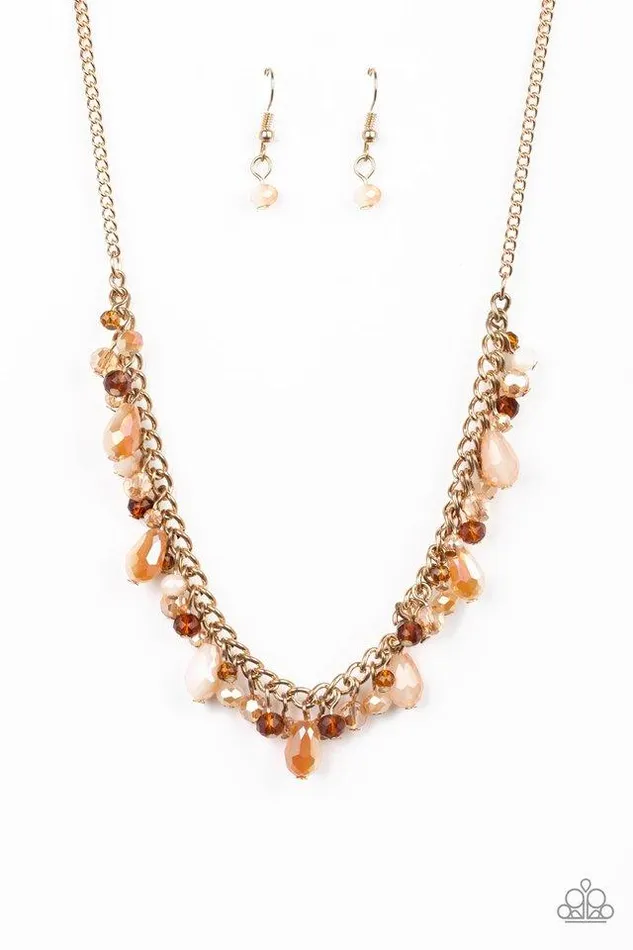 Paparazzi Jewelry Necklaces Paparazzi Necklace Courageously Catwalk Gold