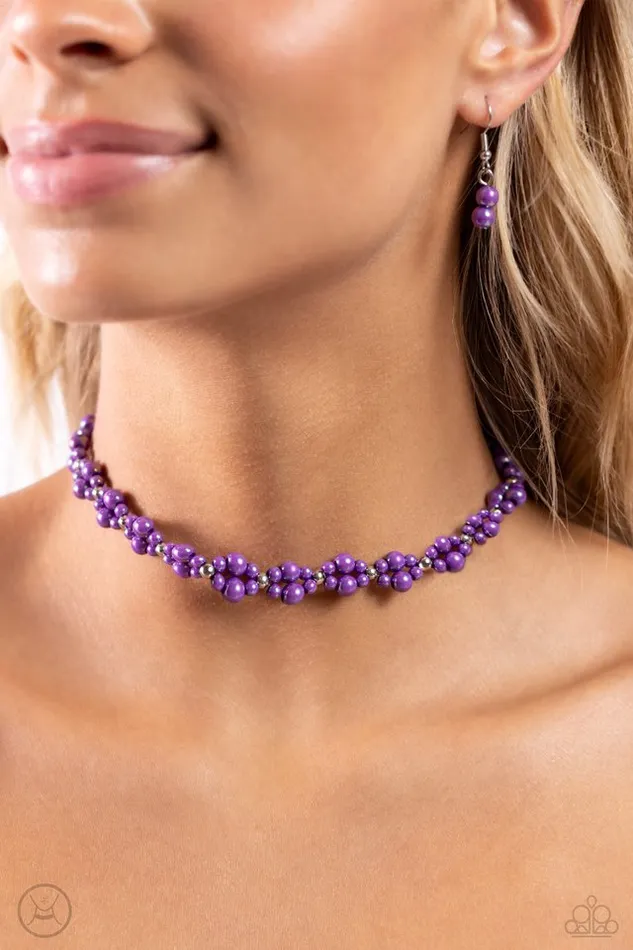 Paparazzi Jewelry Necklaces Paparazzi Necklace Dreamy Duchess Purple
