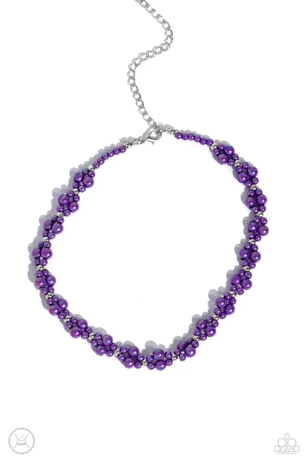 Paparazzi Jewelry Necklaces Paparazzi Necklace Dreamy Duchess Purple Paparazzi Jewelry Necklaces Paparazzi Necklace Dreamy Duchess Purple