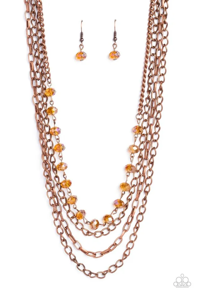 Paparazzi Jewelry Necklaces Paparazzi Necklace Extravagant Elegance Copper Paparazzi Jewelry Necklaces Paparazzi Necklace Extravagant Elegance Copper