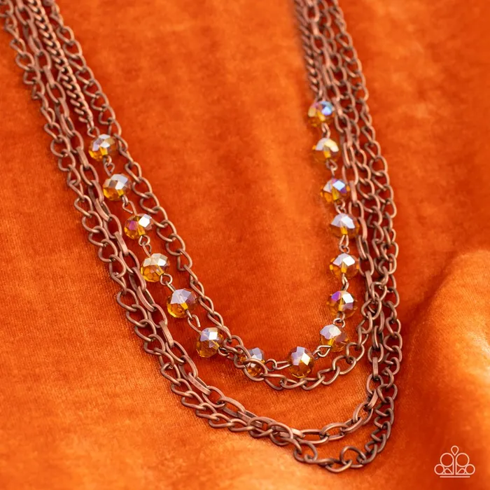 Paparazzi Jewelry Necklaces Paparazzi Necklace Extravagant Elegance Copper Paparazzi Jewelry Necklaces Paparazzi Necklace Extravagant Elegance Copper
