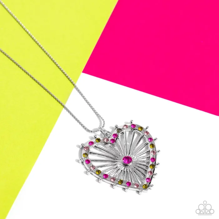 Paparazzi Jewelry Necklaces Paparazzi Necklace Flirting Ferris Wheel Pink Paparazzi Jewelry Necklaces Paparazzi Necklace Flirting Ferris Wheel Pink