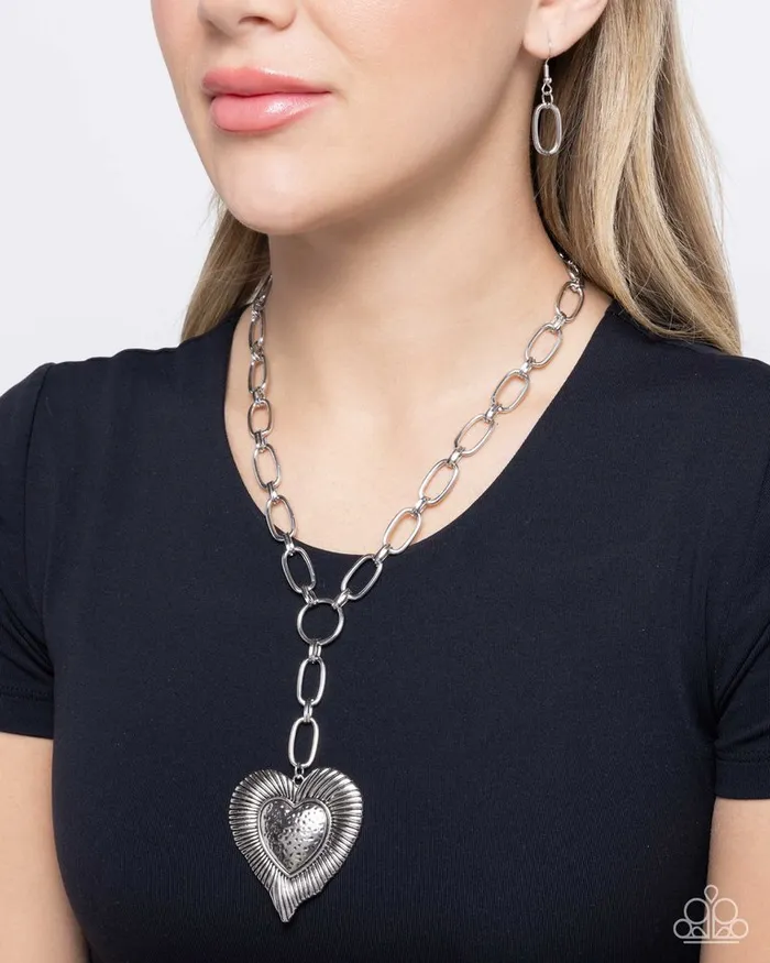 Paparazzi Jewelry Necklaces Paparazzi Necklace High Fidelity Silver