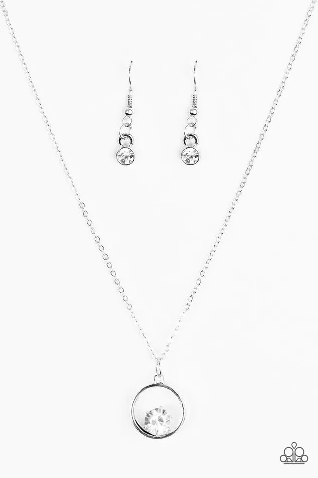 Paparazzi Jewelry Necklaces Paparazzi Necklace Im A Great GLISTENER White