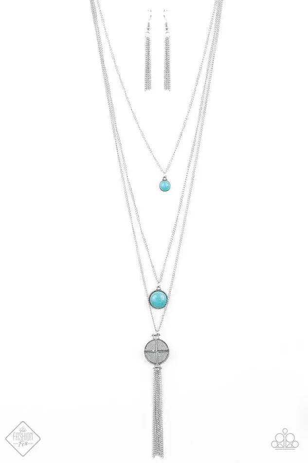 Paparazzi Jewelry Necklaces Paparazzi Necklace Life Is A Voyage Blue
