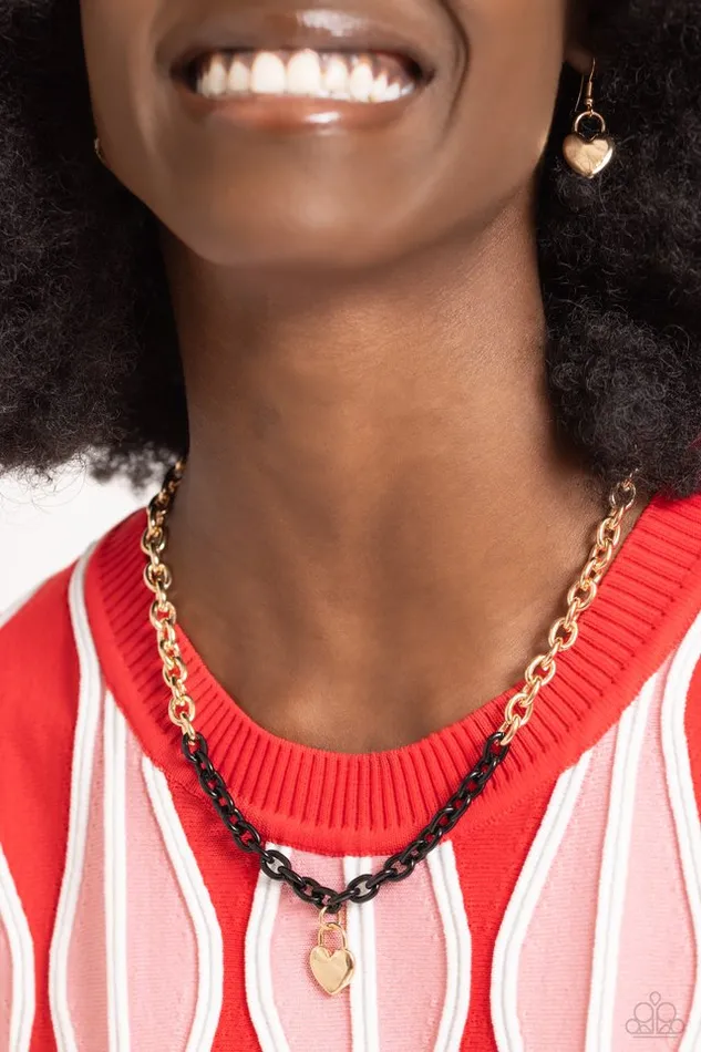 Paparazzi Jewelry Necklaces Paparazzi Necklace Locked Down Black