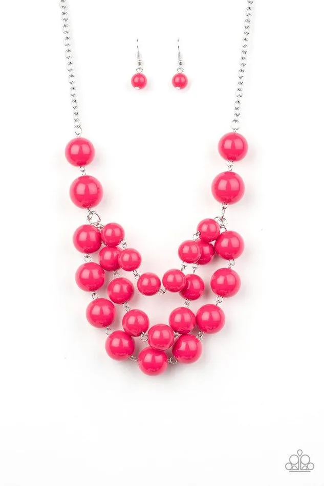 Paparazzi Jewelry Necklaces Paparazzi Necklace Miss PopYOUlarity Pink