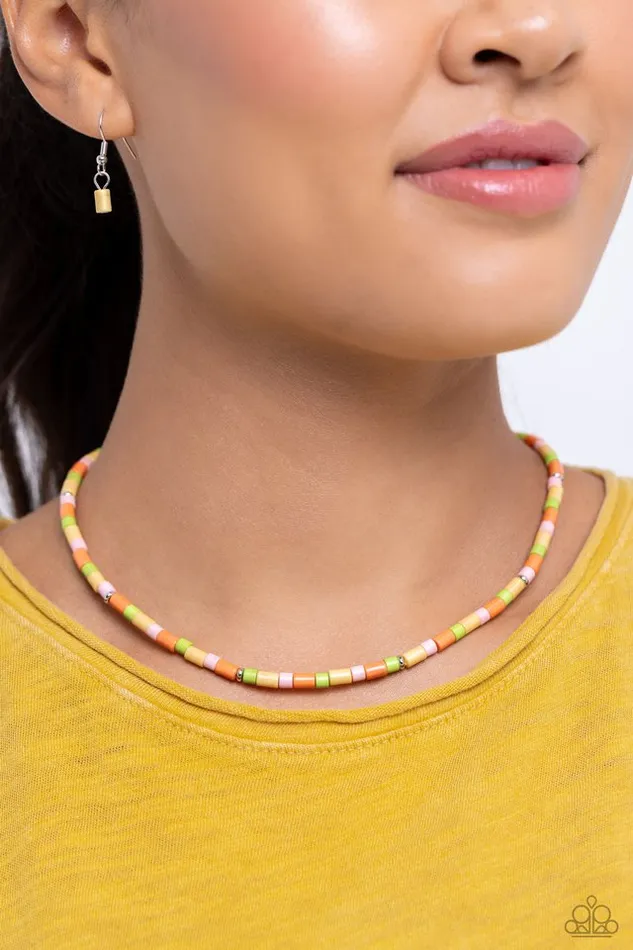 Paparazzi Jewelry Necklaces Paparazzi Necklace Natural Nonchalance Multi