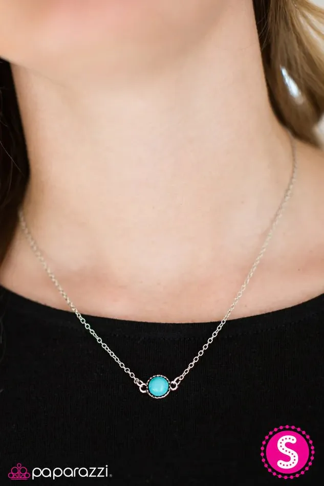 Paparazzi Jewelry Necklaces Paparazzi Necklace Natures Song Blue