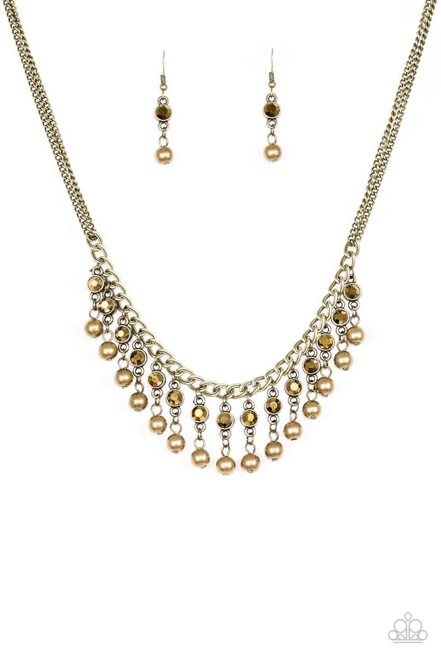 Paparazzi Jewelry Necklaces Paparazzi Necklace Pageant Queen Brass