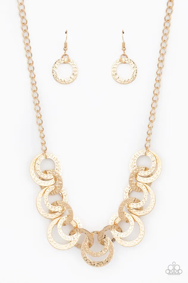 Paparazzi Jewelry Necklaces Paparazzi Necklace Treasure Tease Gold