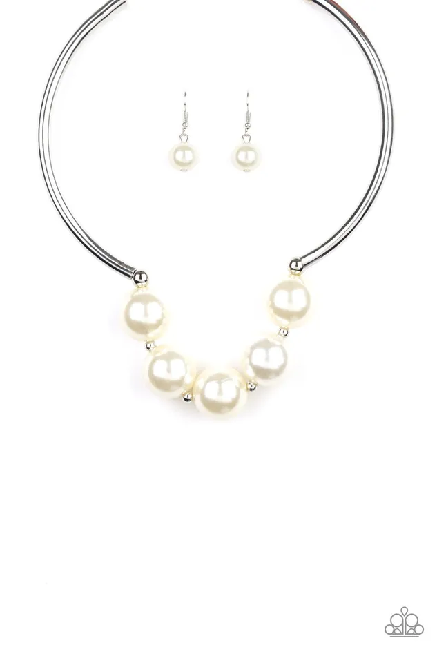 Paparazzi Jewelry Necklaces Paparazzi Necklace Welcome To Wall Street White
