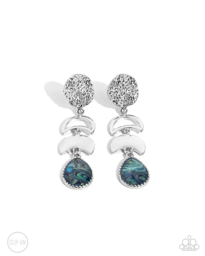 Paparazzi Jewelry Paparazzi Earring Celestial Character Blue Earrings Paparazzi Jewelry Paparazzi Earring Celestial Character Blue Earrings