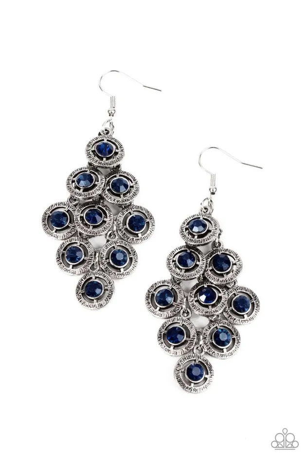 Paparazzi Jewelry Paparazzi Earring Constellation Cruise Blue Earrings