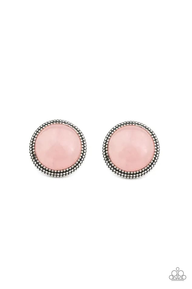 Paparazzi Jewelry Paparazzi Earring Desert Dew Pink Earrings