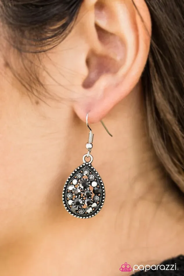Paparazzi Jewelry Paparazzi Earring Double Date Silver Earrings
