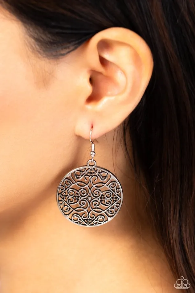 Paparazzi Jewelry Paparazzi Earring Dubai Dcor Silver Earrings