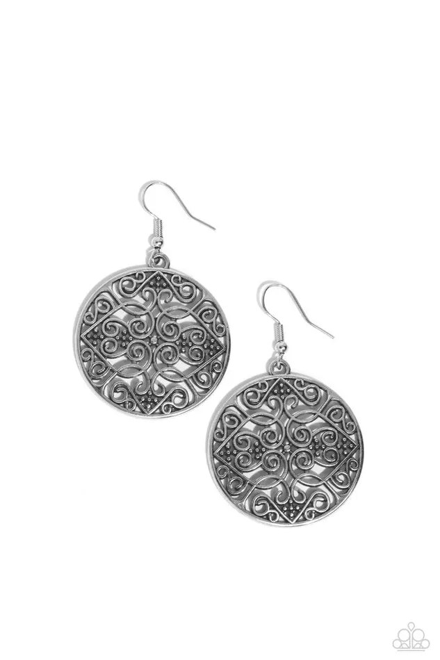 Paparazzi Jewelry Paparazzi Earring Dubai Dcor Silver Earrings Paparazzi Jewelry Paparazzi Earring Dubai Dcor Silver Earrings