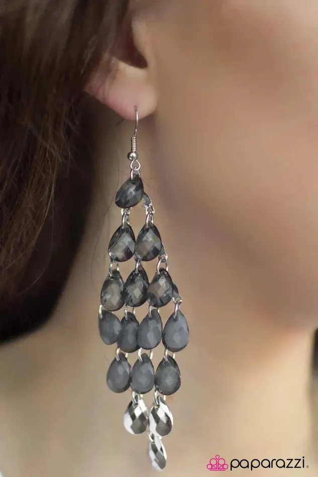 Paparazzi Jewelry Paparazzi Earring Hey Ombre Silver Earrings