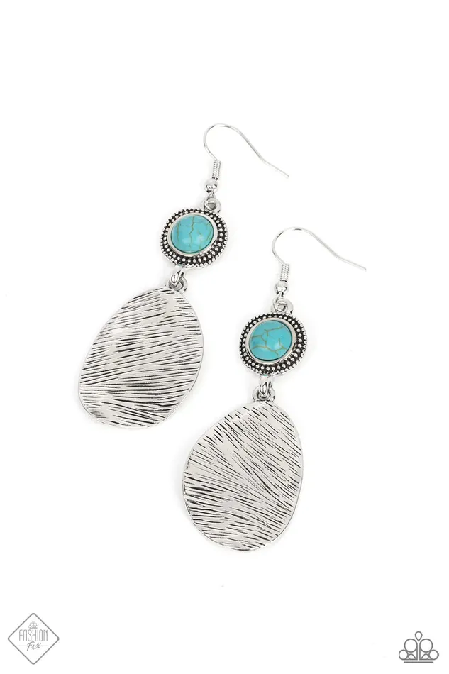 Paparazzi Jewelry Paparazzi Earring HOMESTEAD on the Range Blue Earrings