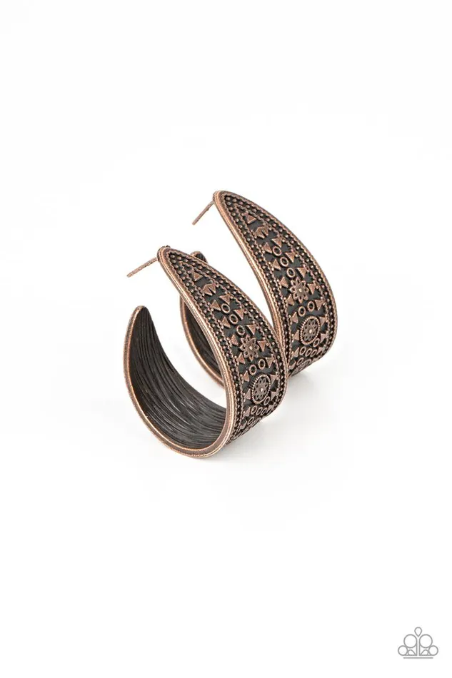 Paparazzi Jewelry Paparazzi Earring Marketplace Mixer Copper Earrings Paparazzi Jewelry Paparazzi Earring Marketplace Mixer Copper Earrings