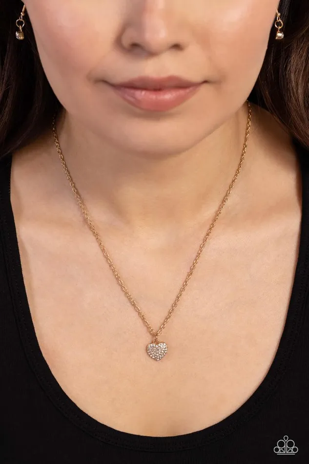 Paparazzi Jewelry Paparazzi Necklace Goin Courtin Gold Necklaces