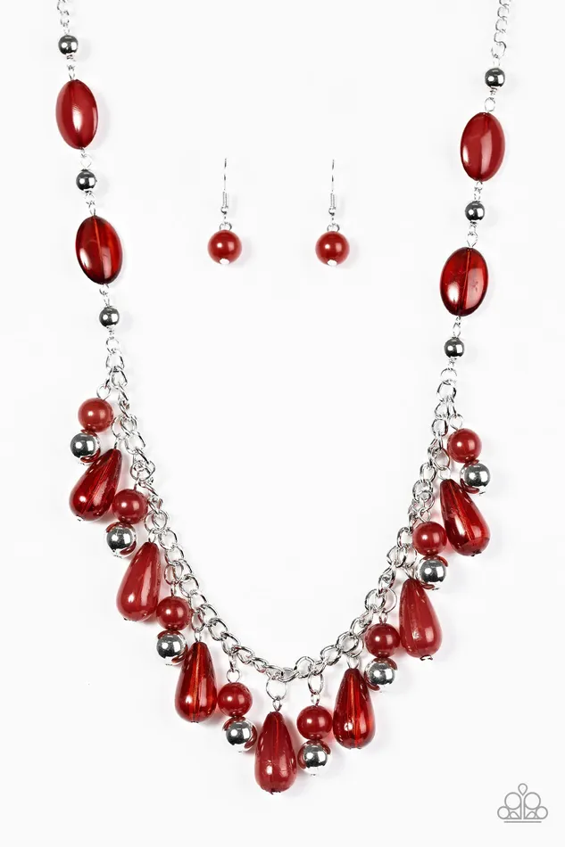 Paparazzi Jewelry Paparazzi Necklace HUEs She Red Necklaces