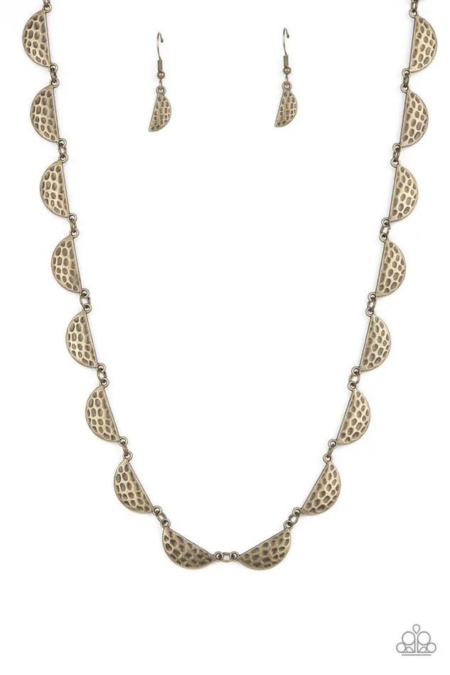 Paparazzi Jewelry Paparazzi Necklace Lunar Jungle Brass Necklaces Paparazzi Jewelry Paparazzi Necklace Lunar Jungle Brass Necklaces