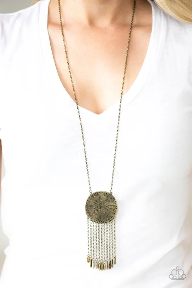 Paparazzi Jewelry Paparazzi Necklace Natures Melody Brass Necklaces