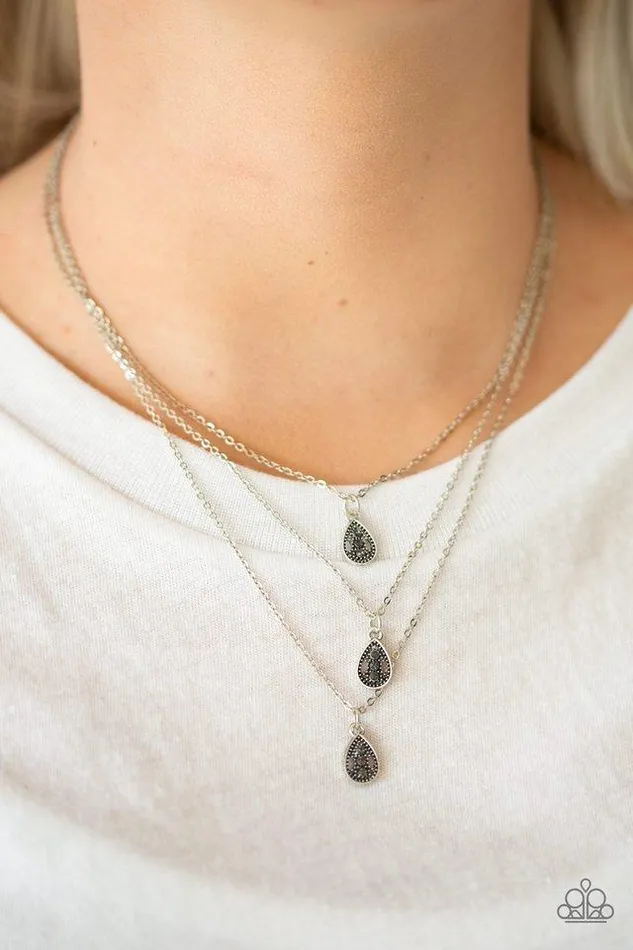 Paparazzi Jewelry Paparazzi Necklace Radiant Rainfall Silver Necklaces