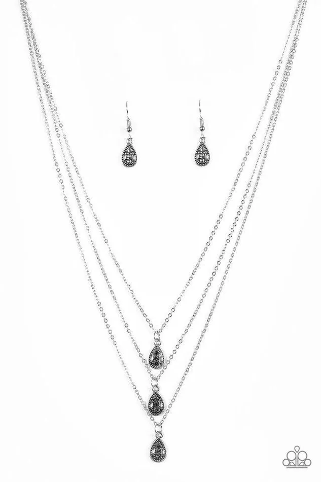 Paparazzi Jewelry Paparazzi Necklace Radiant Rainfall Silver Necklaces Paparazzi Jewelry Paparazzi Necklace Radiant Rainfall Silver Necklaces
