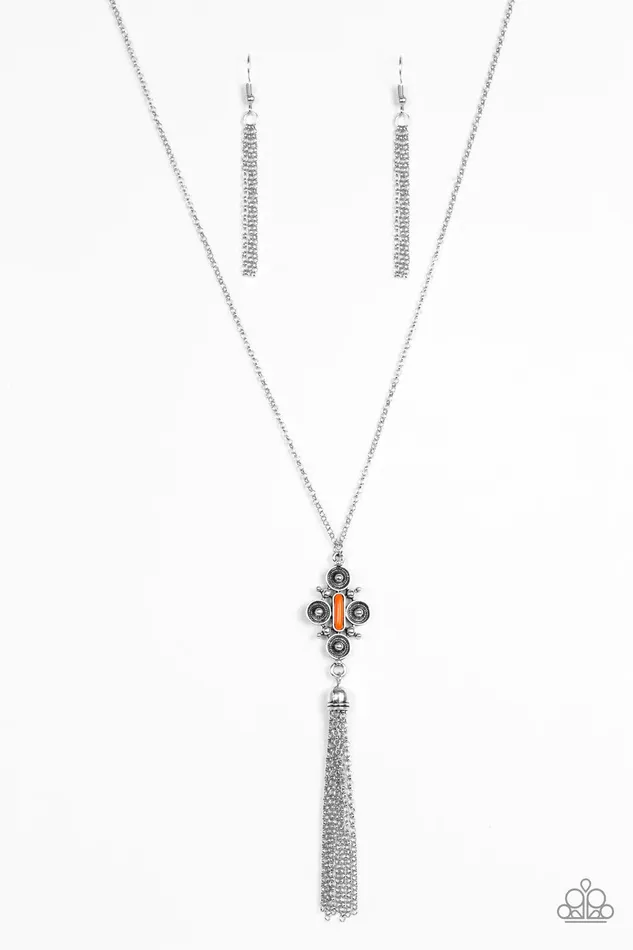 Paparazzi Jewelry Paparazzi Necklace Sedona Skies Orange Necklaces