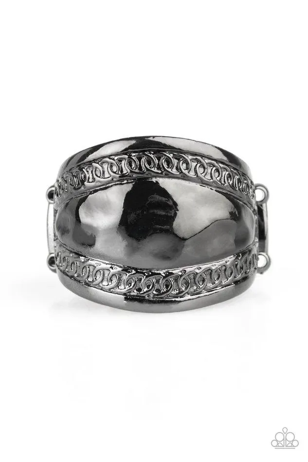 Paparazzi Jewelry Paparazzi Ring Sunset Groove Black Rings