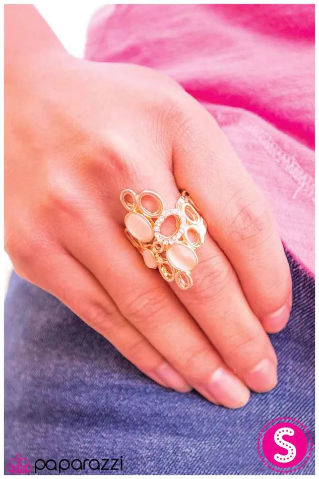 Paparazzi Jewelry Rings Paparazzi Ring A Bit of Bubbly Gold