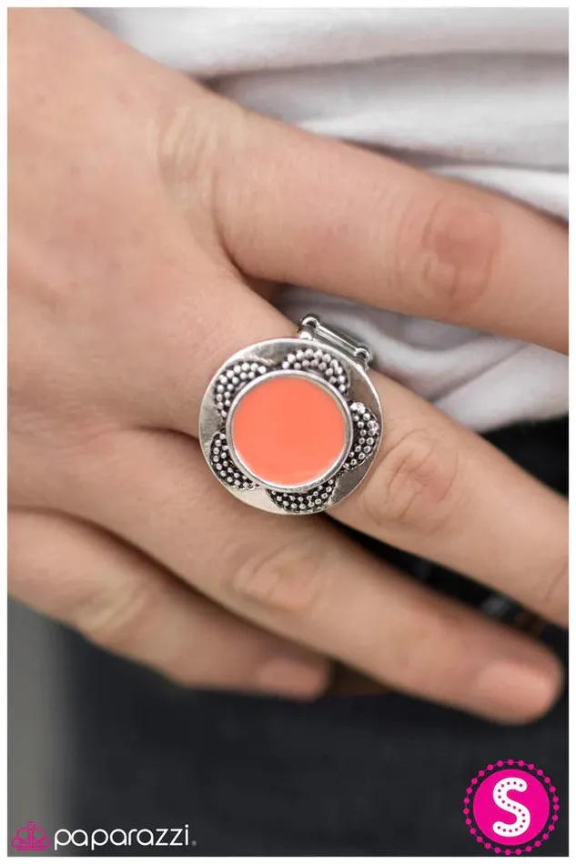 Paparazzi Jewelry Rings Paparazzi Ring A Sunny Disposition Orange