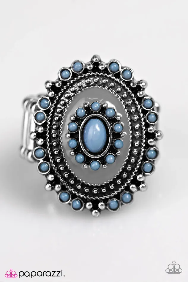 Paparazzi Jewelry Rings Paparazzi Ring Barcelona Belle Blue