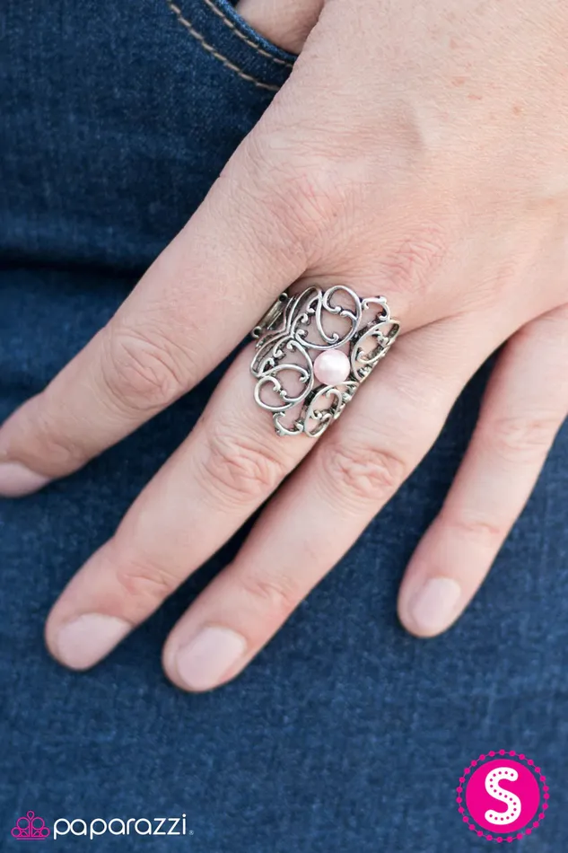 Paparazzi Jewelry Rings Paparazzi Ring Castles and Chariots Pink