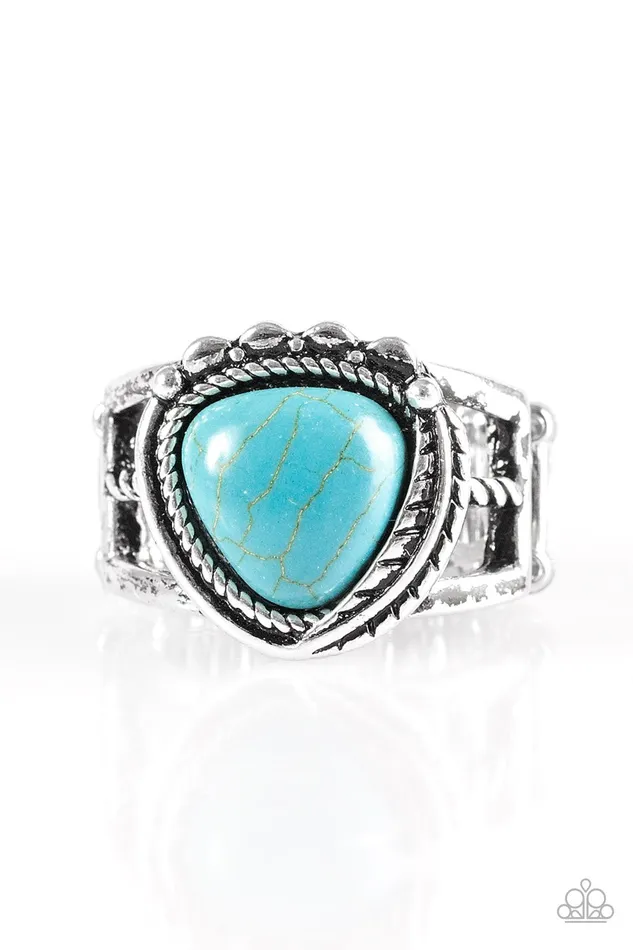 Paparazzi Jewelry Rings Paparazzi Ring Cliff Climber Blue