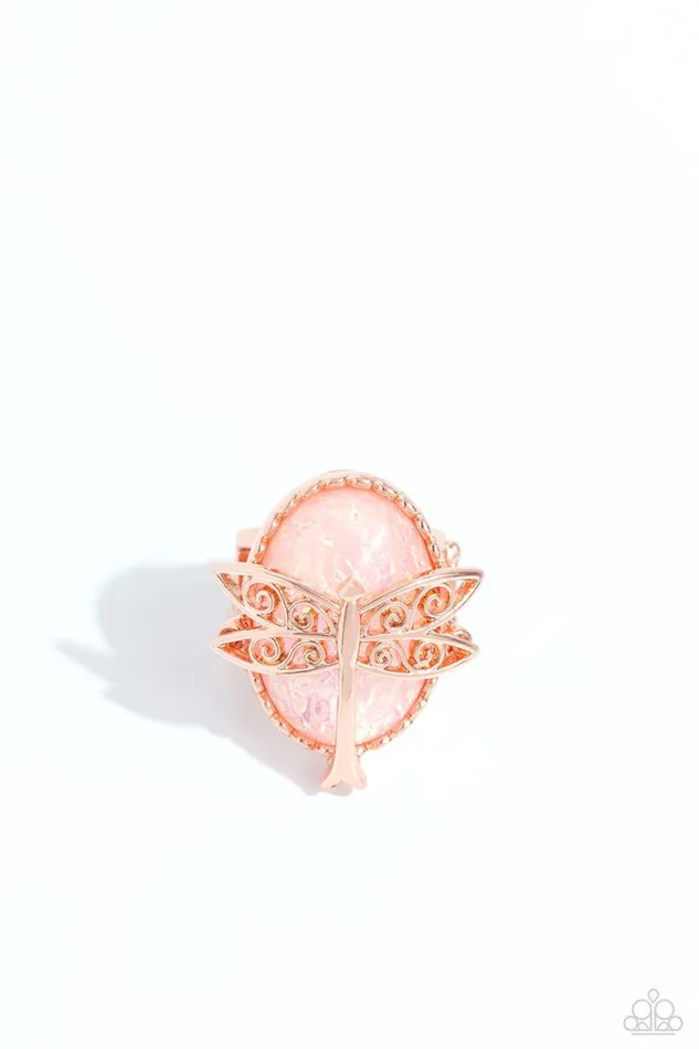 Paparazzi Jewelry Rings Paparazzi Ring Dragonfly Dazzle Copper Paparazzi Jewelry Rings Paparazzi Ring Dragonfly Dazzle Copper