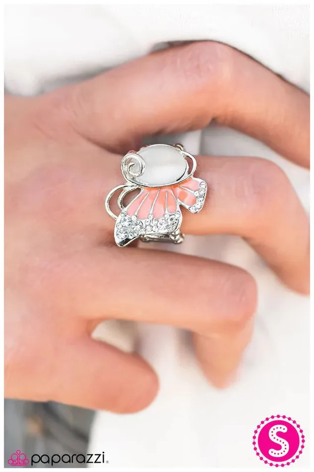 Paparazzi Jewelry Rings Paparazzi Ring Fly Away Home Orange