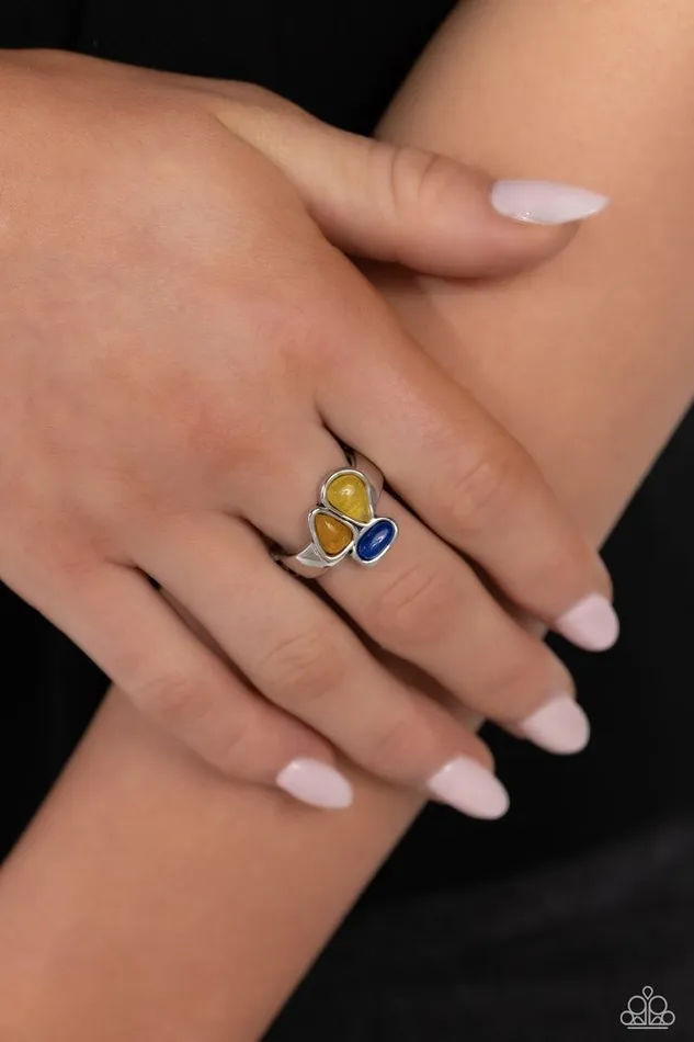 Paparazzi Jewelry Rings Paparazzi Ring Geometry Test Yellow