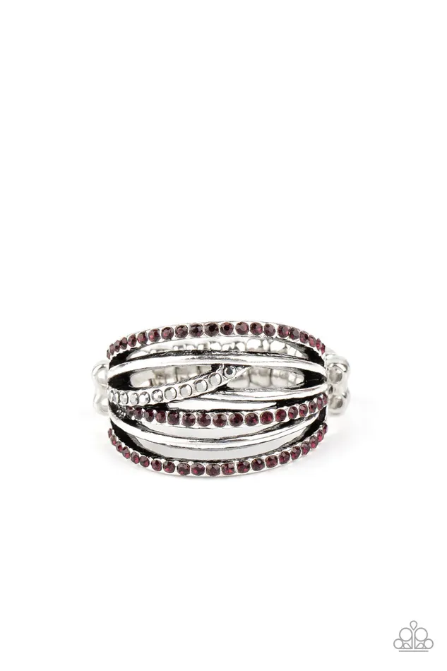 Paparazzi Jewelry Rings Paparazzi Ring Get a Move on Purple
