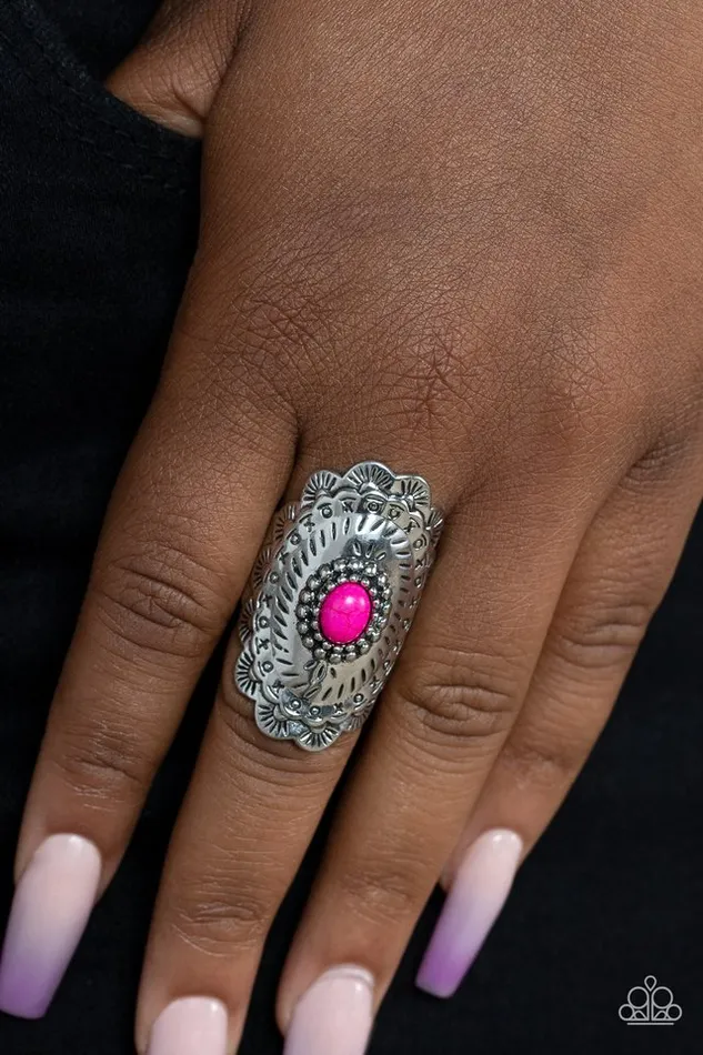 Paparazzi Jewelry Rings Paparazzi Ring Sagebrush Sea Pink