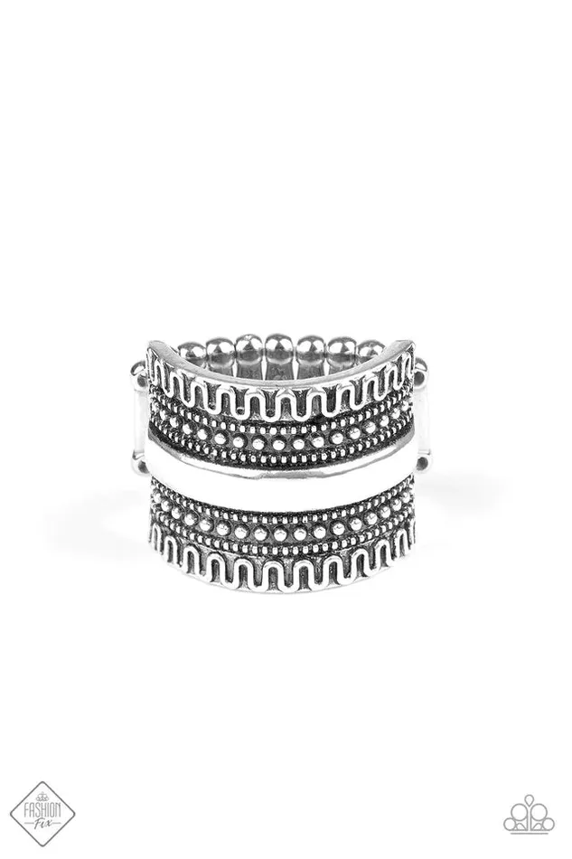 Paparazzi Jewelry Rings Paparazzi Ring Sahara Style Silver
