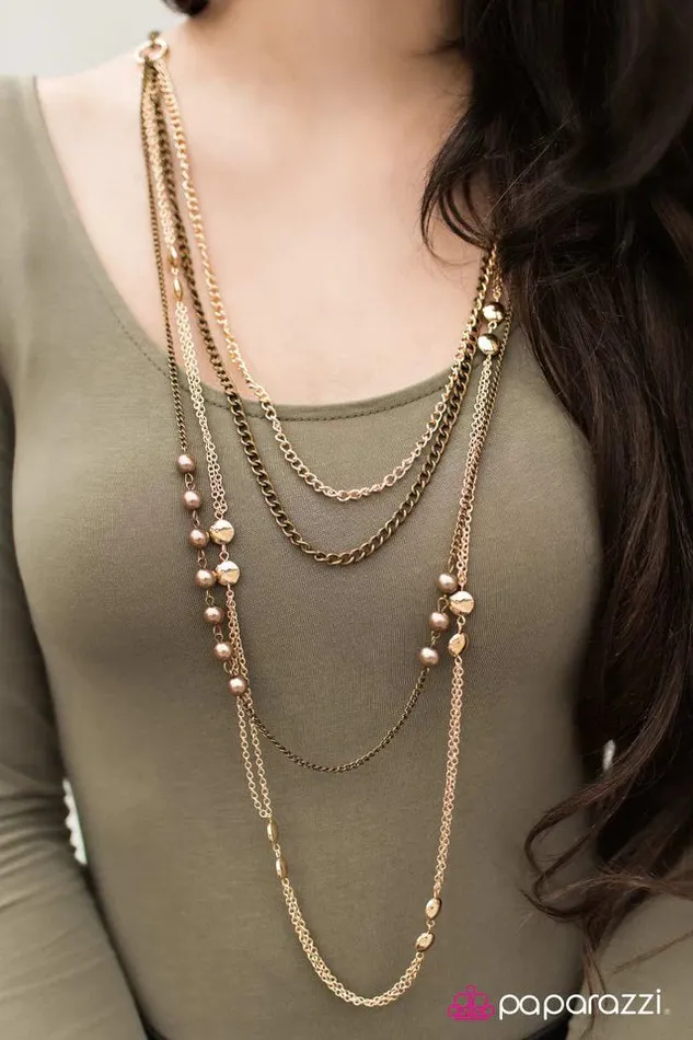 Paparazzi Necklace Endless POSHibilities Brass Paparazzi Jewelry Necklaces