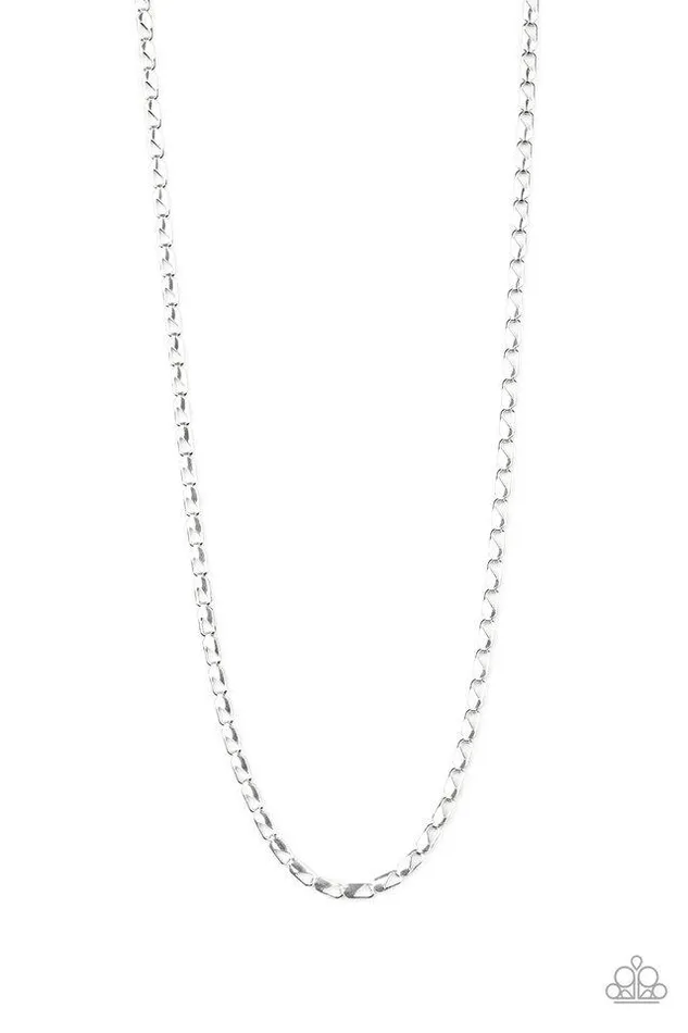 Paparazzi Necklace Free Agency Silver Paparazzi Jewelry Necklaces